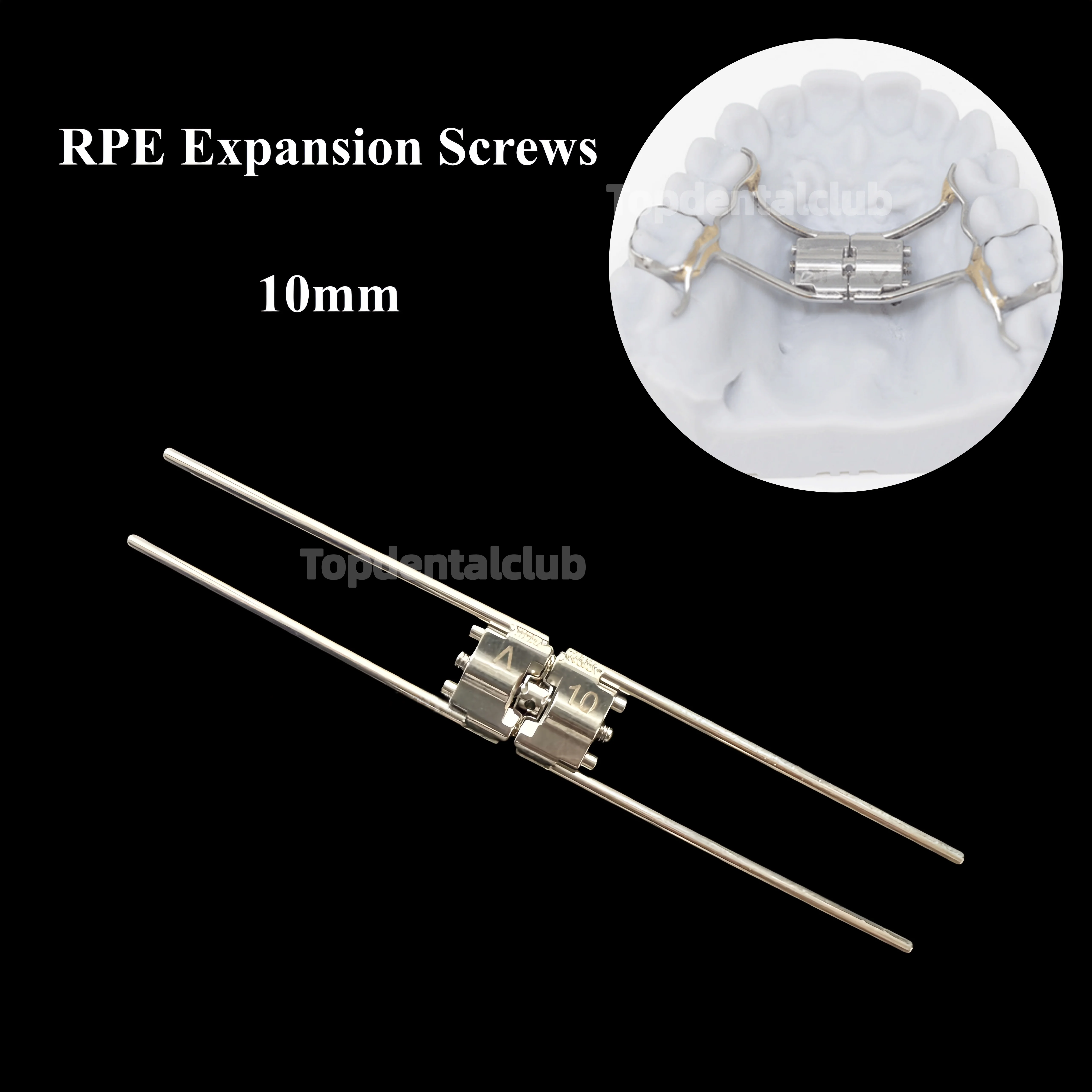 

Винт для ортодонтического расширения Hyrax Type, палатальный расширитель, быстрое расширение верхней челюсти, 10 мм