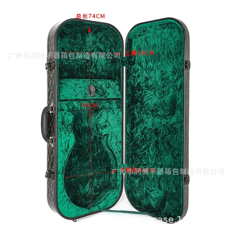 Wholesale FRP Mandolin Case Classic Fashion Adult Hard Shell Anti-collision Pressure-resistant Musical Instrument Storage Box