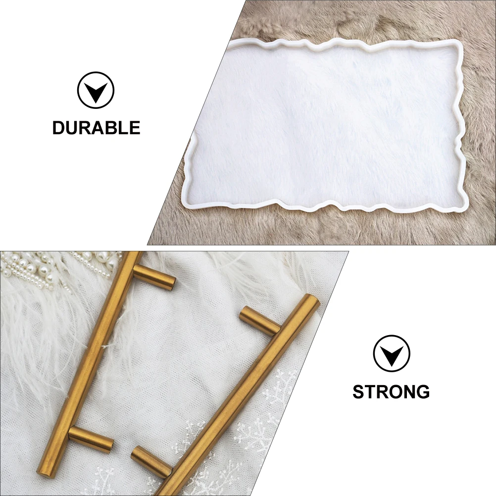 1 مجموعة مجموعة قوالب السيليكون لتقوم بها بنفسك صينية صنع سهلة Demoulding غير عصا الاكسسوارات الحرفية لوحة قالب راتنجات الايبوكسي الفن الحرفية مجوهرات