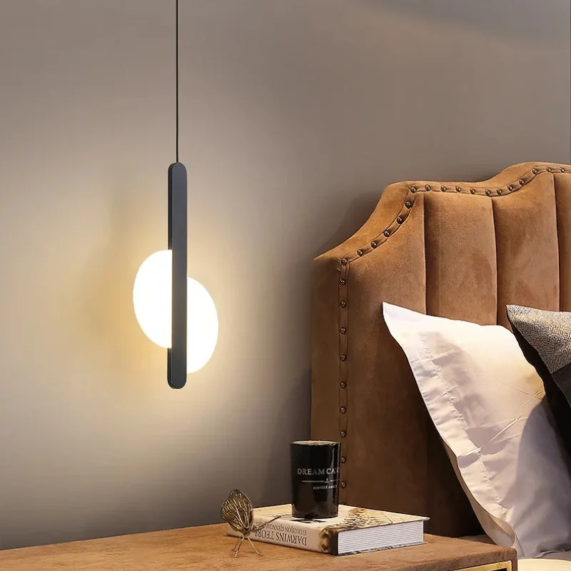 Nordic classic bedside LED pendant lights designer bedroom dining table living room hanging lamp home decoration indoor lighting