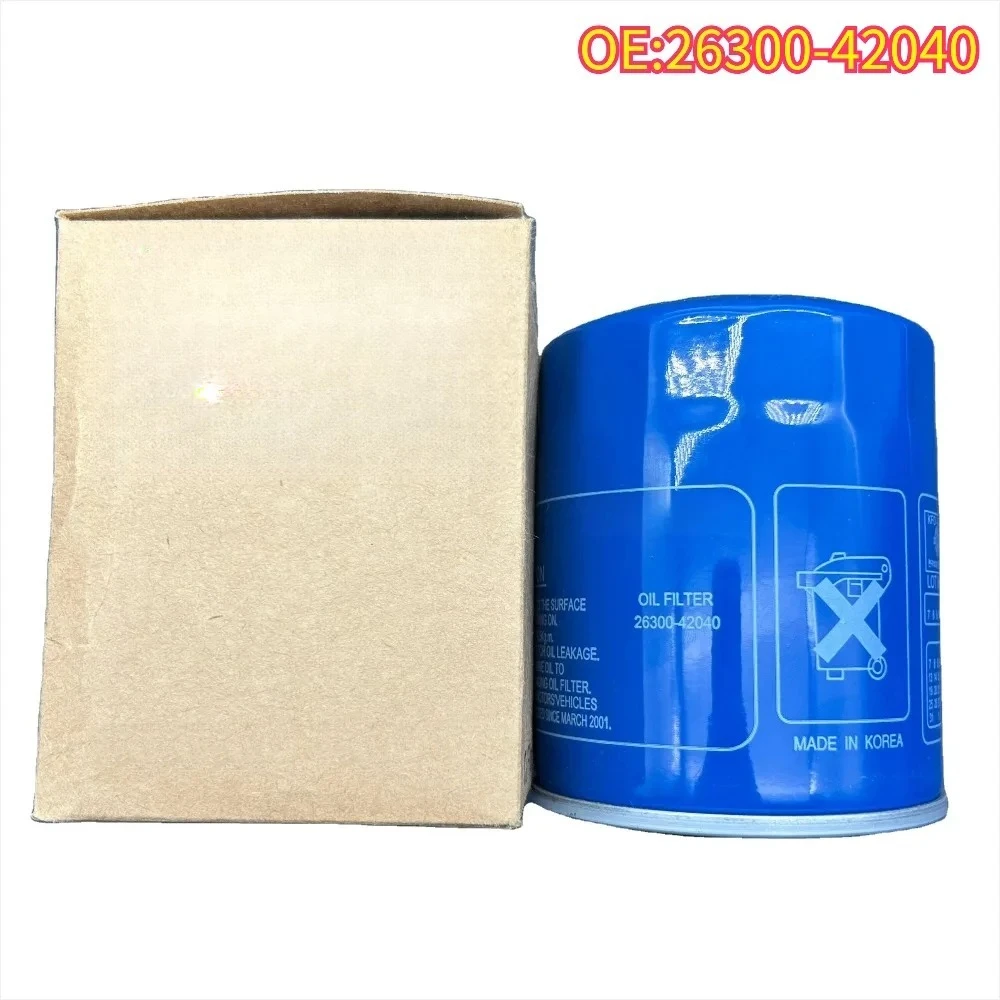 

High quality New For 26300-42040 oil filter H-1 Box 2.5 STAREX TERRACAN BESTA Box CARNIVAL K2500 K2700