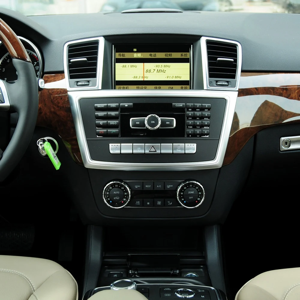 Armaturenbrett Zentral Links Rechts Klimaanlage Lüftungsgitter Komplette Baugruppe für Mercedes Benz M ML GL Klasse W166 2012-2015 – Detail 17