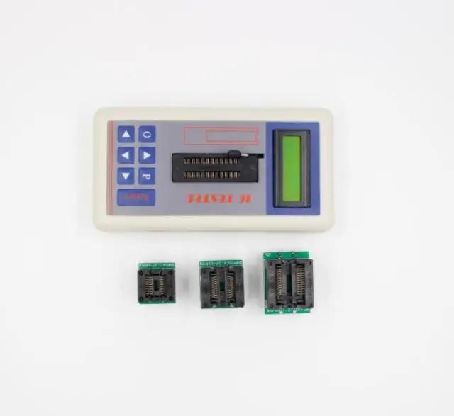 Digital IC Tester Transistor Tester Detect ntegrated Circuit IC Tester Meter MOS PNP 74ch 74ls CD4000 HEF400 4500 amplifiers