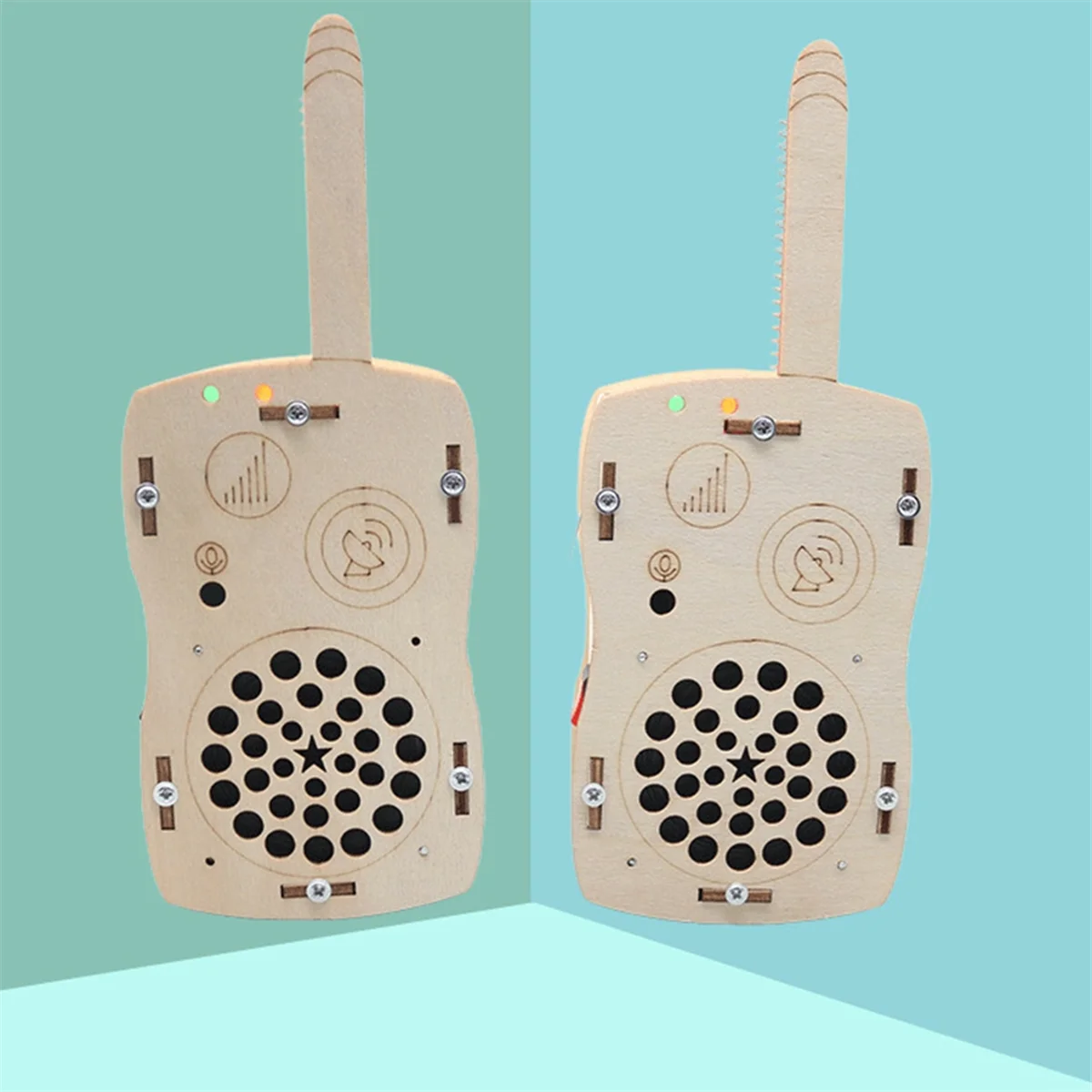 Y34A الأطفال أجهزة اتصال لاسلكية لتقوم بها بنفسك مجموعة هدايا العيد طويلة المدى متعة الجمعية الإلكترونية لعب للتعلم ألعاب أطفال خشبية