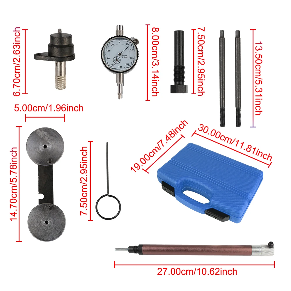 Inc Dial Gauge Tdc + Locking Tools 1.4/1.6FSi 1.4 TSi 1.2TFSi/FSi Engine Timing Tools For VW AUDI Seat Skoda T10171A