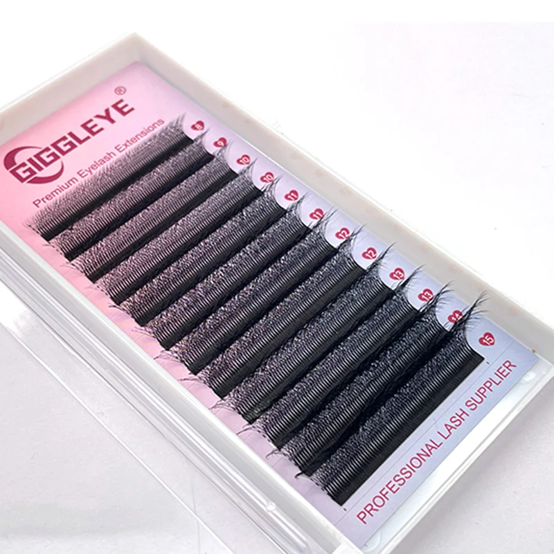 Gleye-つけまつげ用の6D形状の根と簡単に取り付けられたプレハブファン