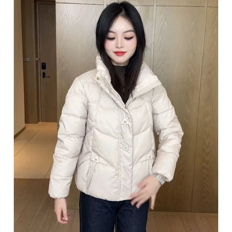 

Fashion Short Down and Cotton Jacket Parka Women's Cotton Coat New 2025 Winter Jacket Thick Warm Casual Cotton Overcoat