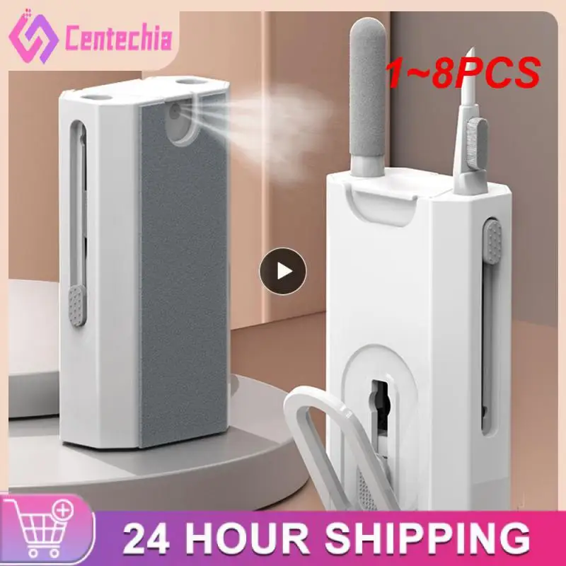 1~8PCS Headphone Cleaning Kit Soft Brush Multifunction For Screen Protective Cover Keyboard Cleaning Kit Screen Cleaning Brush