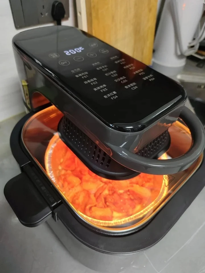 Family Meals Visual Dual Heat Source Air Fryer  Household Large Capacity