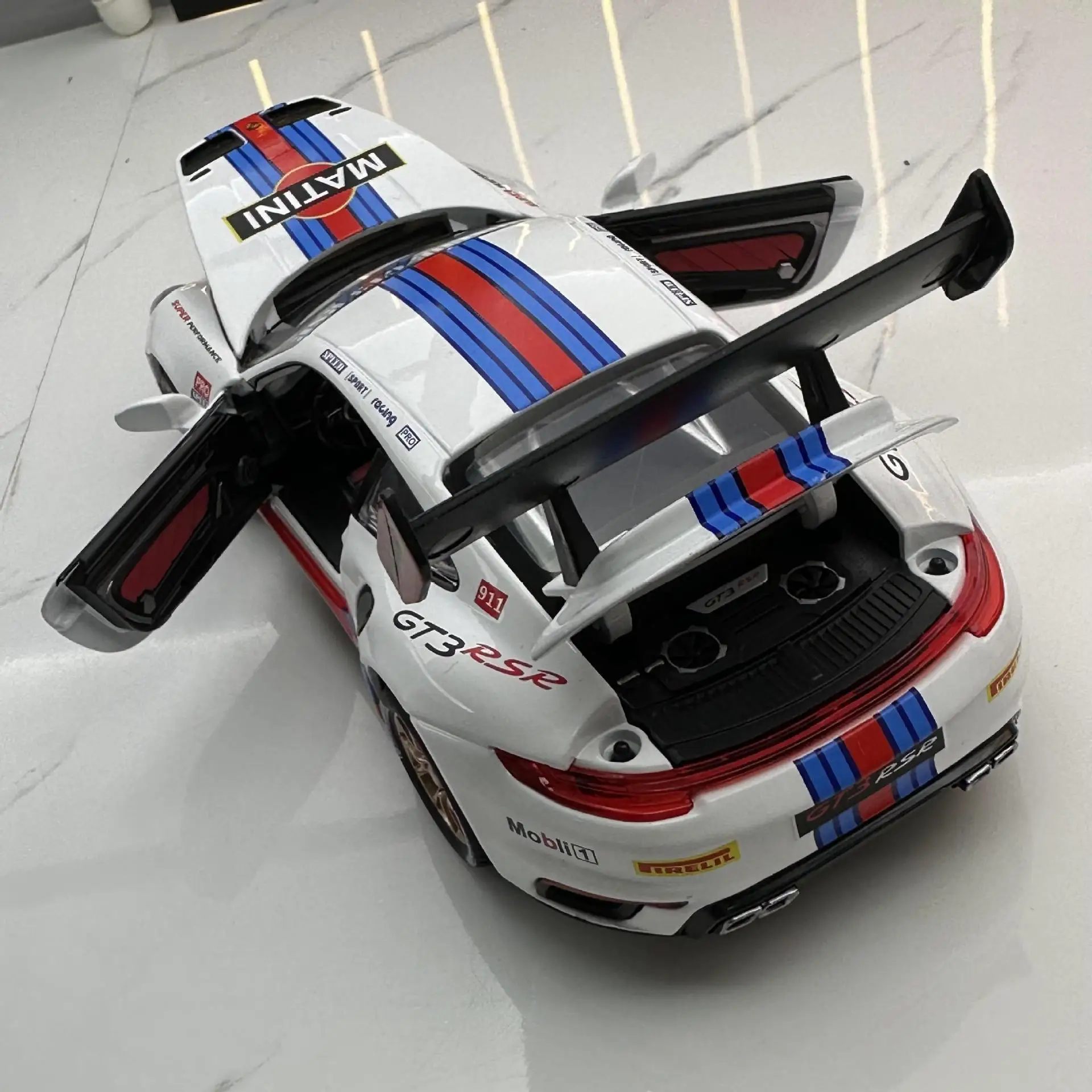 1:32 Porsche 911 GT3 RSR alloy car model simulation car decoration collection gift toy Die casting model boy toy A415