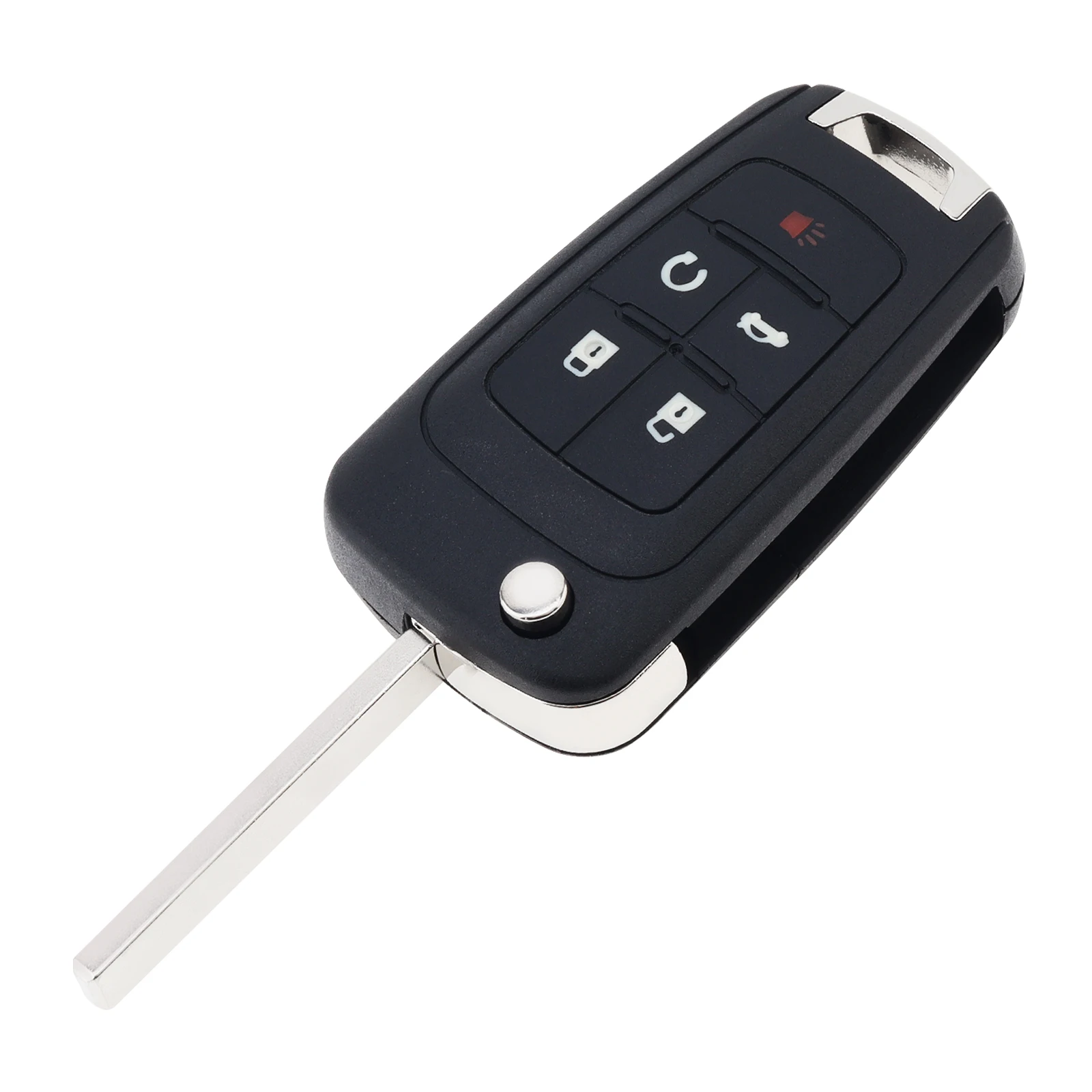 4 5 أزرار مفتاح السيارة فوب شل صالح ل تشي vrolet كامارو كروز الاعتدال إمبالا ماليبو سونيك التضاريس لا كروس ريجال غطاء مفتاح #2