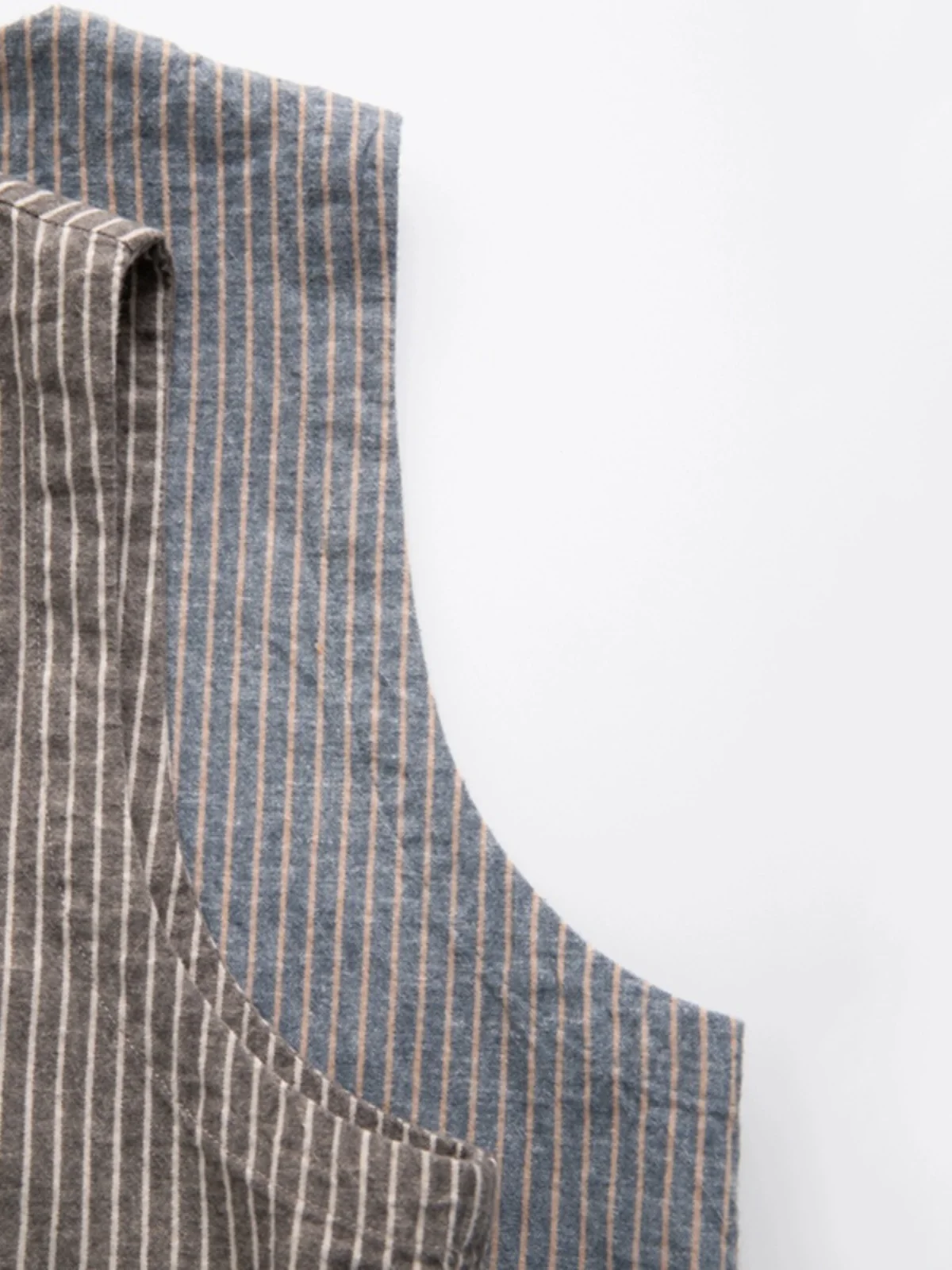 

Comfortable Striped Women's Vest Spring Summer Simple Faion Versatile Sweet Sle round Ne Single Button Cotton 00%