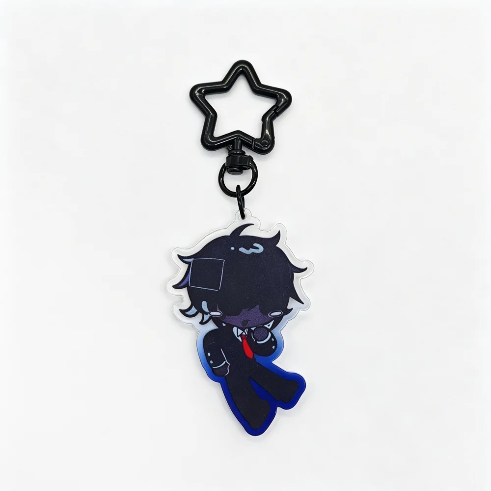 Game Froggy Grox Cosplay Schlüsselanhänger Acryl Cartoon-Figur Anhänger Schlüsselkette Taschendekoration Schlüsselring Unisex Schmuck Accessoire Requisit – Detail 4