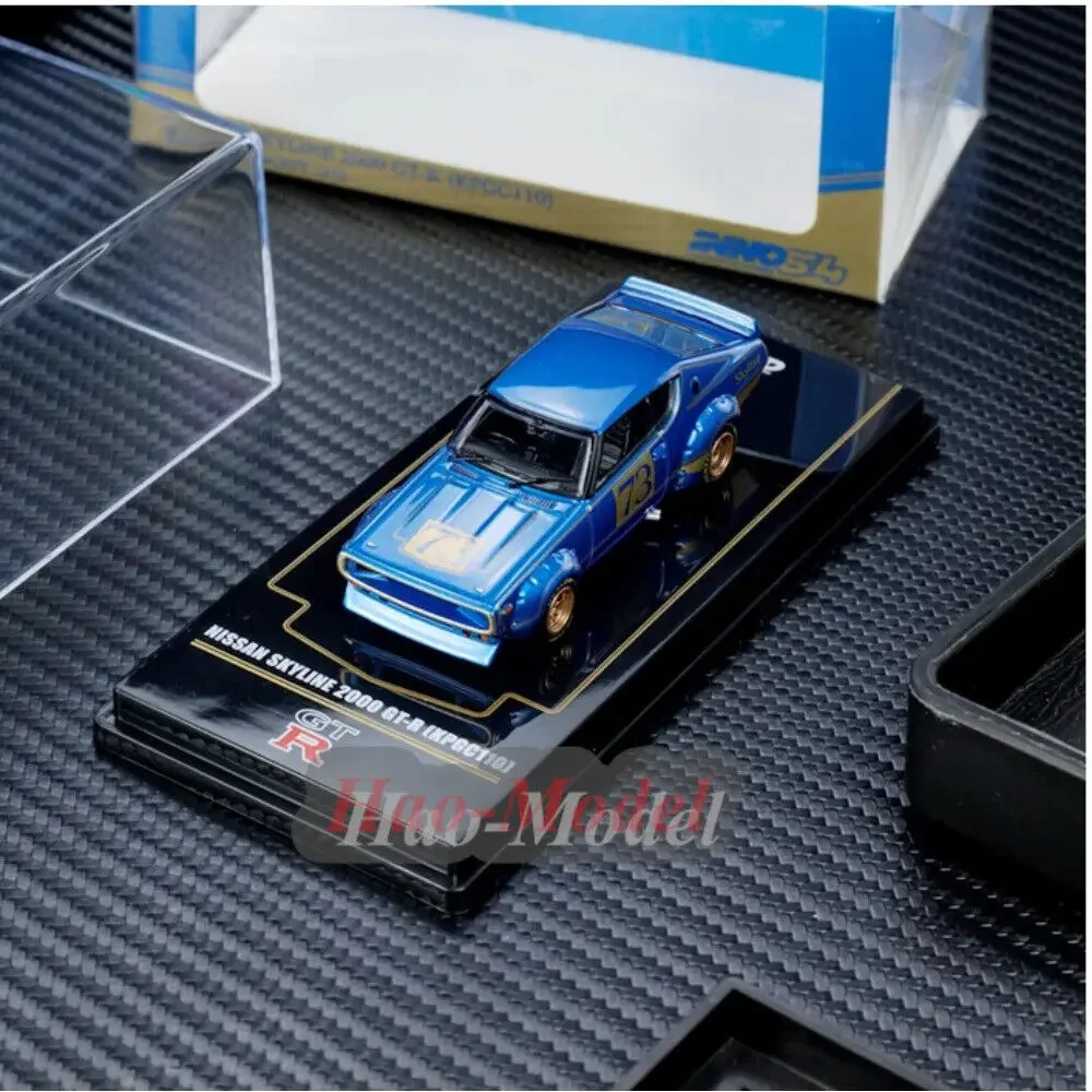 INNO 1/64 For Nissan SKYLINE 2000 GTR KPGC110 Car Model Alloy Diecast Simulation Boys Birthday Gifts Hobby Display Ornaments