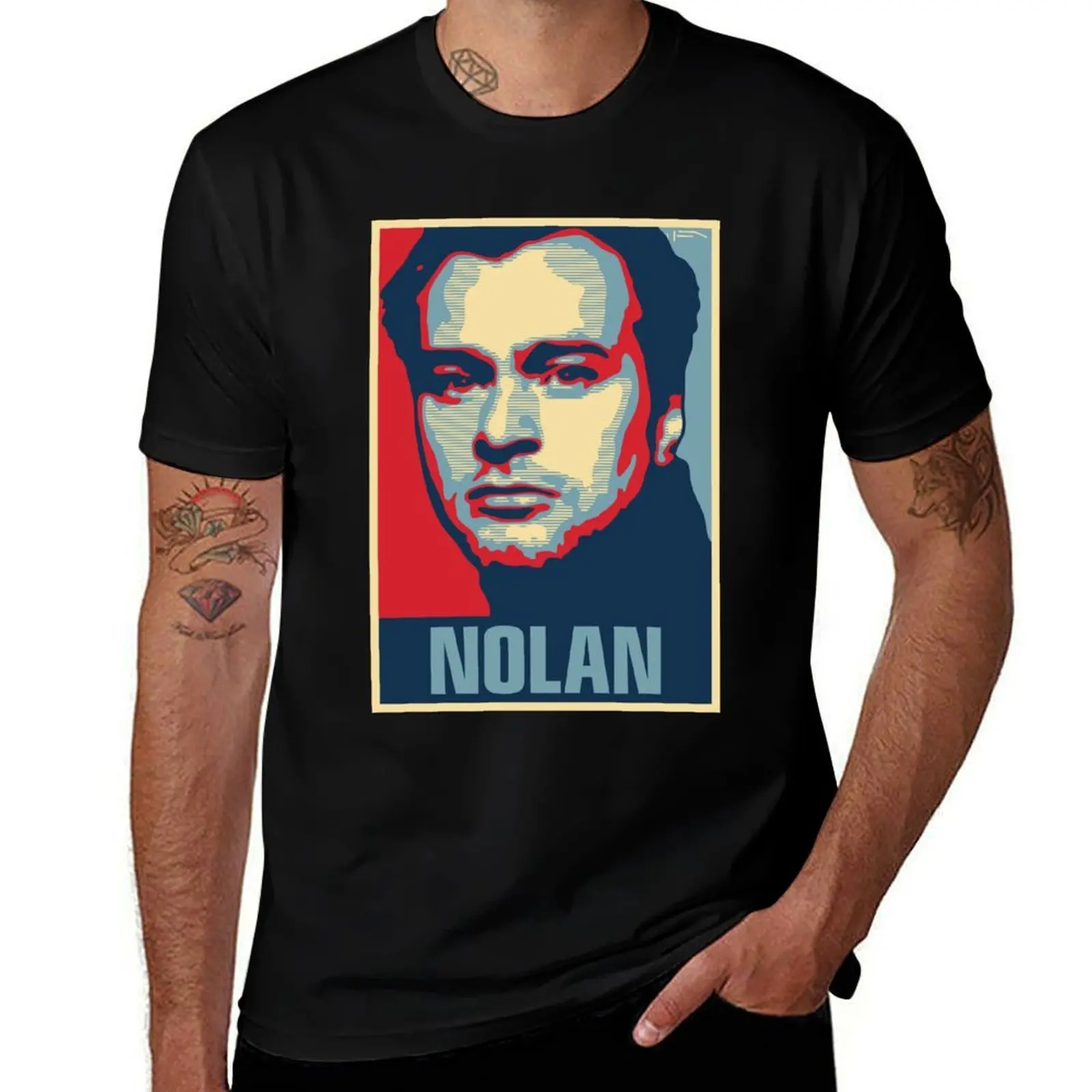 

Nolan T-Shirt anime t shirts oversize man t shirts for men t shirts for man pack cotton T-Shirt