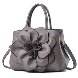 Women Bags Luxury Handbags Famous Designer Women Bags Casual Tote Designer High Quality NEW Flowers Interior Slot Pocket