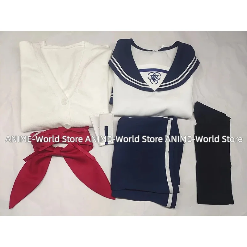 Gioco Blue Archive Yutori Natsu Costume Cosplay uniforme giapponese delle scuole superiori Jk vestito cappotto camicia gonne scarpe parrucca su misura