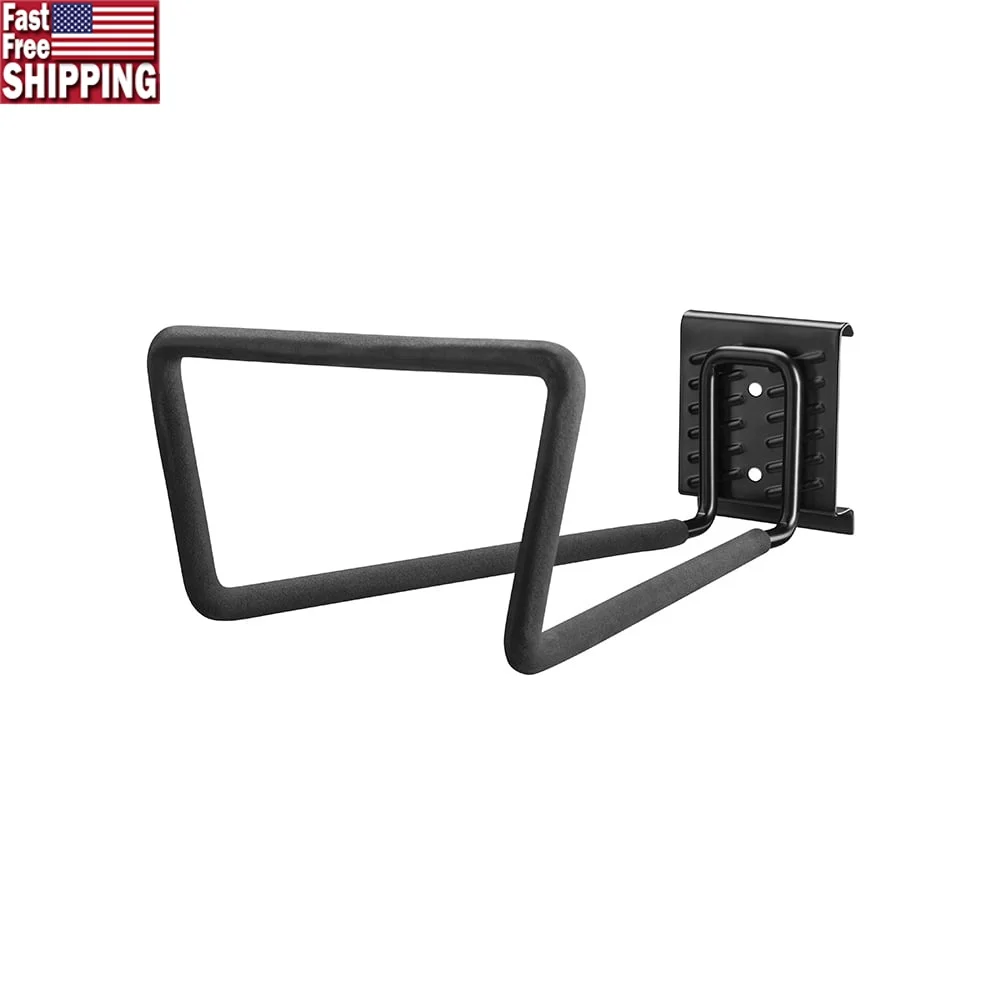 

Durable Steel Large Loop Hook with Rubber Grip Garage Storage Power Tools Shovels Long-Handled Garden Tools Holds 55 lbs