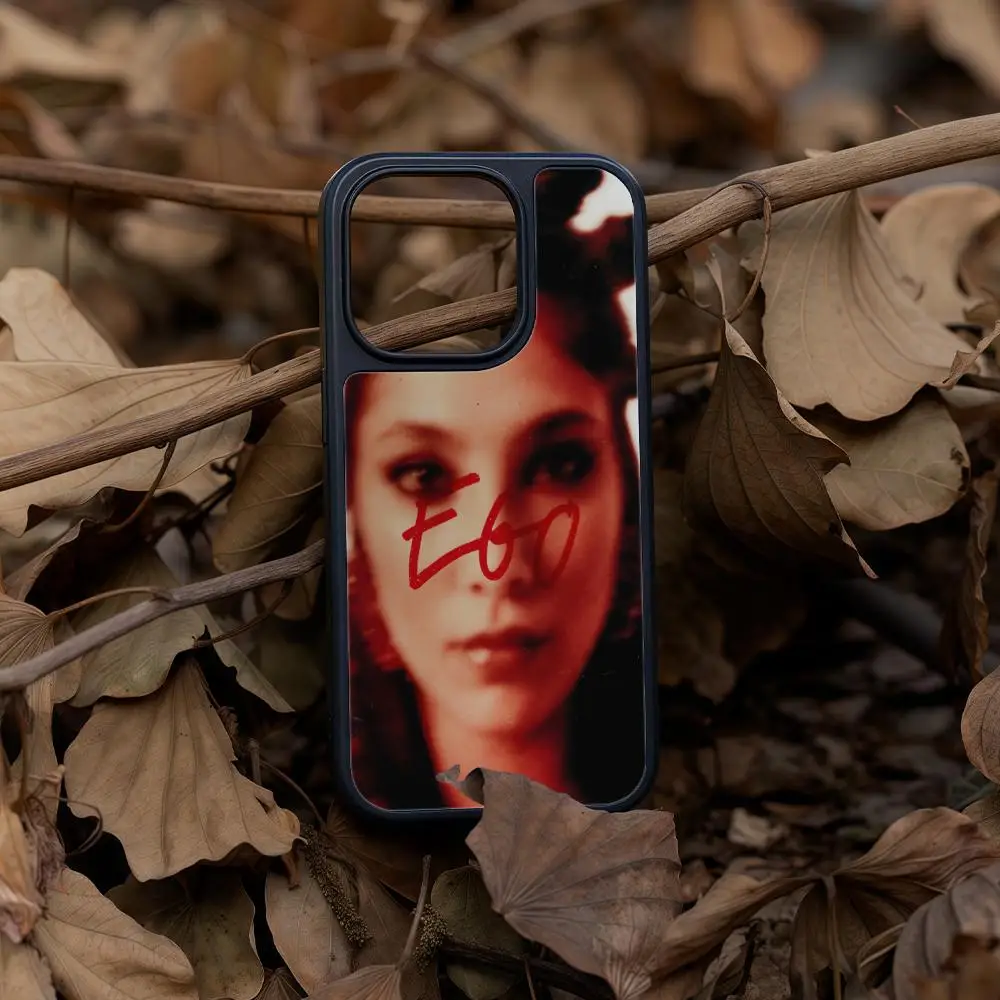 

Chilla EGO Phone Case For iPhone 17 16 15 14 13 12 Pro Max Plus Black Frame Acrylic Carbon Fiber Hard Shell