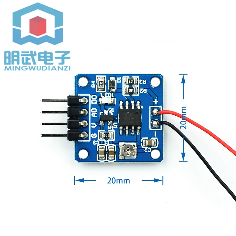 Piezoelectric Sheet Knock Vibration Shock Sensor Switch Module Finished Product