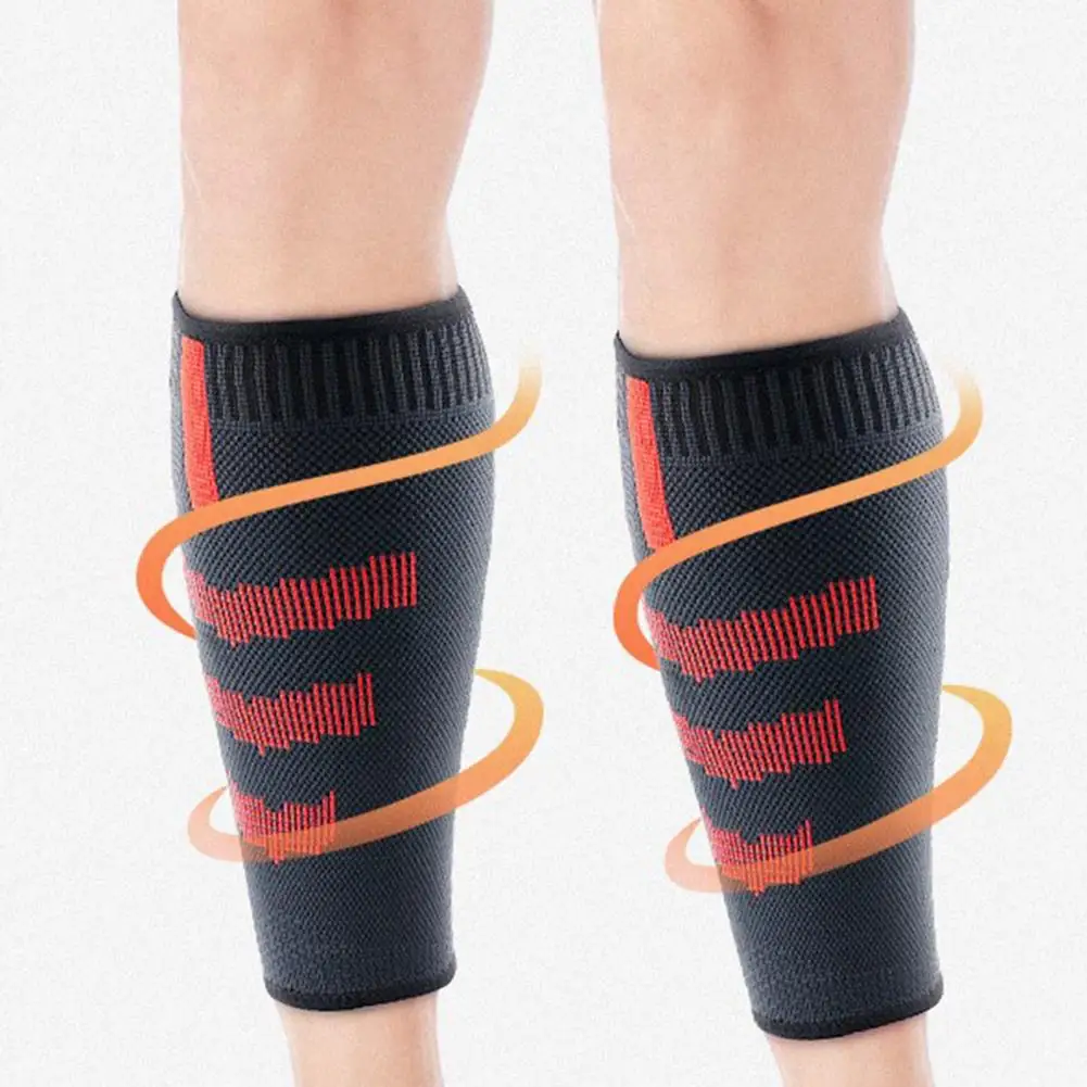 1Pc Knee Support Anti Collision Non slip High Stretch Relieve Fatigue Calf Sleeve Fitness Gear