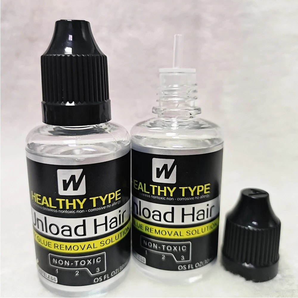 

Dry Glue Removal Solution 30ML Heal Thy Type Unload Hair adhesive Glue Remover For Lace Wig/Closure/Toupee glue remover