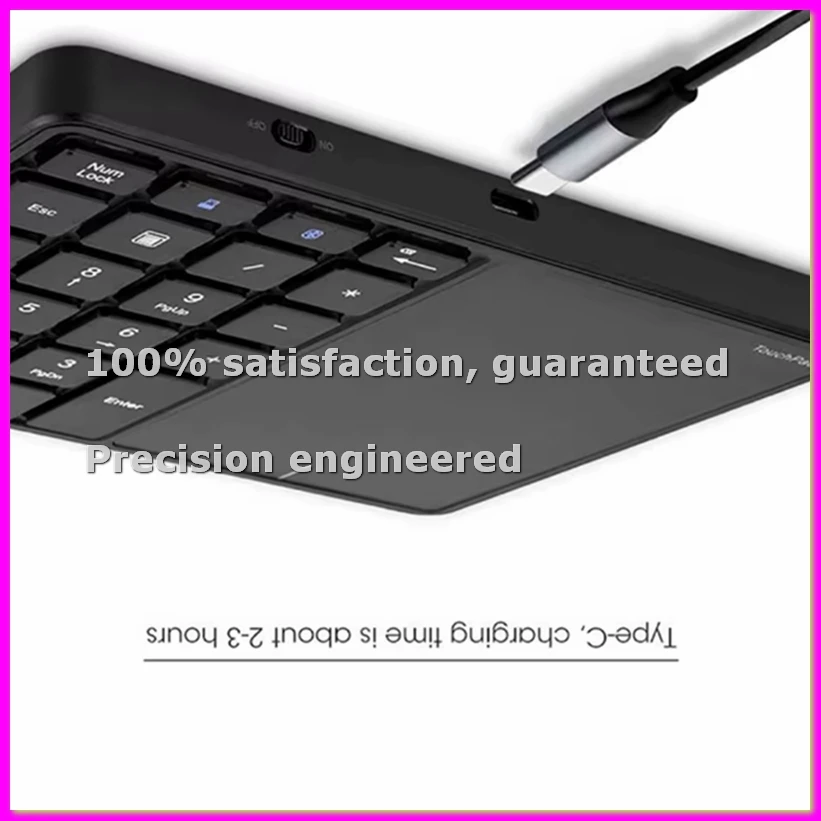 

Цифровая клавиатура USB+Bluetooth с тачпадом, беспроводная цифровая клавиатура с 22 клавишами, цифровая клавиатура-ABVK