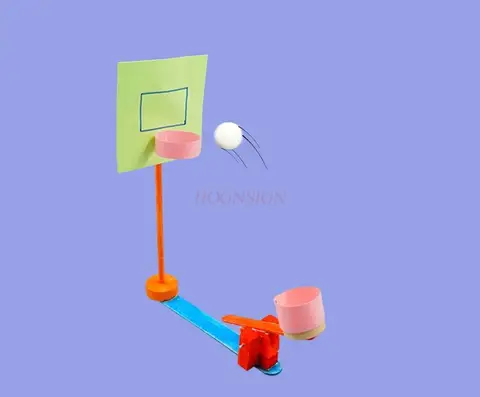 과학 기술 교육 보조기구, 소규모 생산 노동 기술 매뉴얼, DIY 선물 레버, 농구공 사수