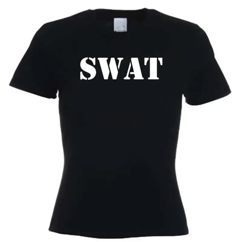 Camiseta Swat para mujer, disfraz de armas especiales y tácticas, disfraz elegante, envío gratis