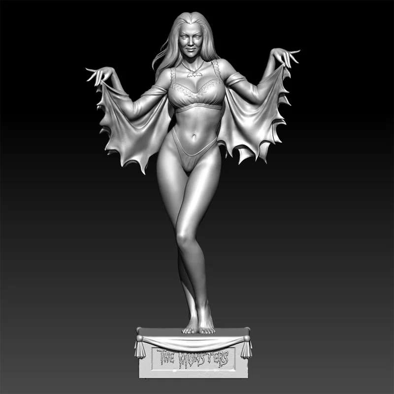 

1/24 1/18 Resin Model Kit Superstar Girl Unpainted No Color RW-1324