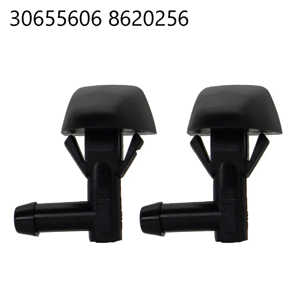 2Pcs Car Windshield Windscreen Wiper Nozzle Washer Jet Nozzles For Volvo S60 I (384) 2000-2010 30655606 8620256 Replacement Part