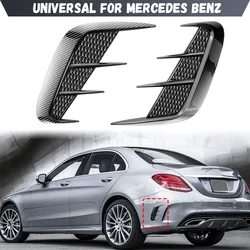 Car Rear Bumper Side Splitter Canard Air Inlet Hood Decoration Cover Trim For Benz W204 W205 W206 W212 W213 W117 W118 W176 W177