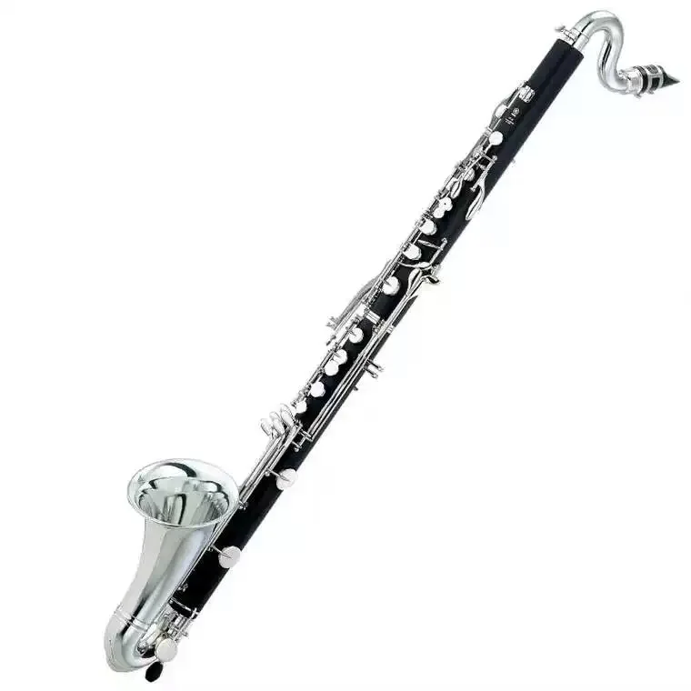 

2025 EM Professional Low E 17 Silver Keys Contra Bass Clarinet JYCL306