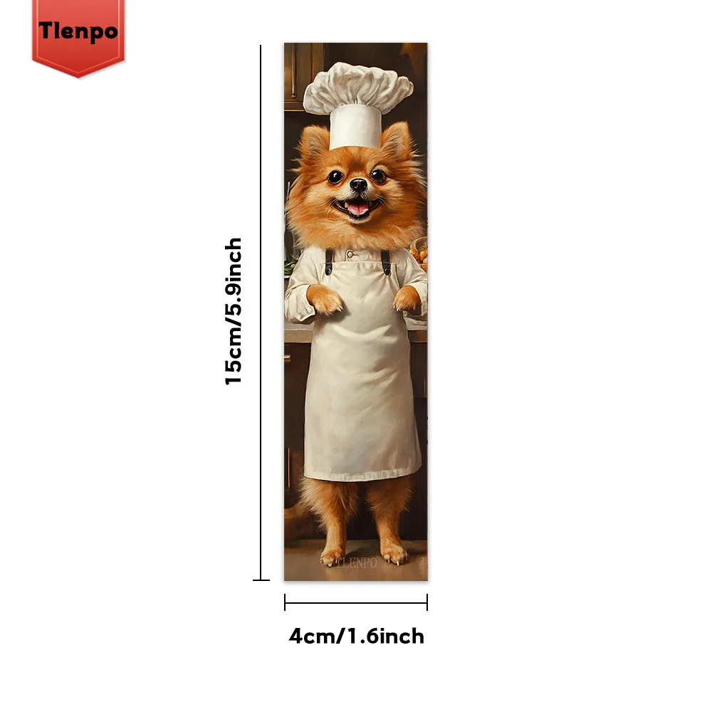 32pcs, Fashionable Pomeranian Dog Theme Bookmarks,Christmas,Teacher Gift,Back-To-School Holiday Gifts, Creative Artistic Designs