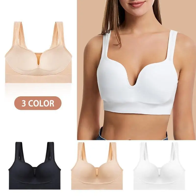 

Women Sport Underwear Seamless 3D Shapewear Push Up Bras Tops Bralette Female Sexy Wireless Breathable Lingerie Yoga Brassiere