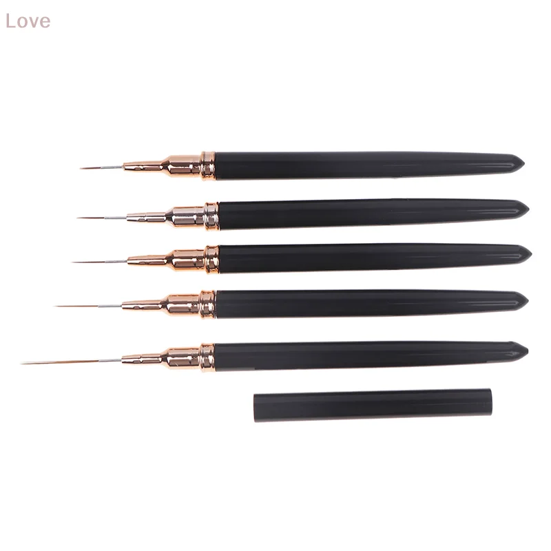 [L&P] ネイルアートライナーブラシ フレンチストライプ描画ペイントペン ジェルポリッシュ ネイルアート マニキュアツール 7/9/11/15/25mm