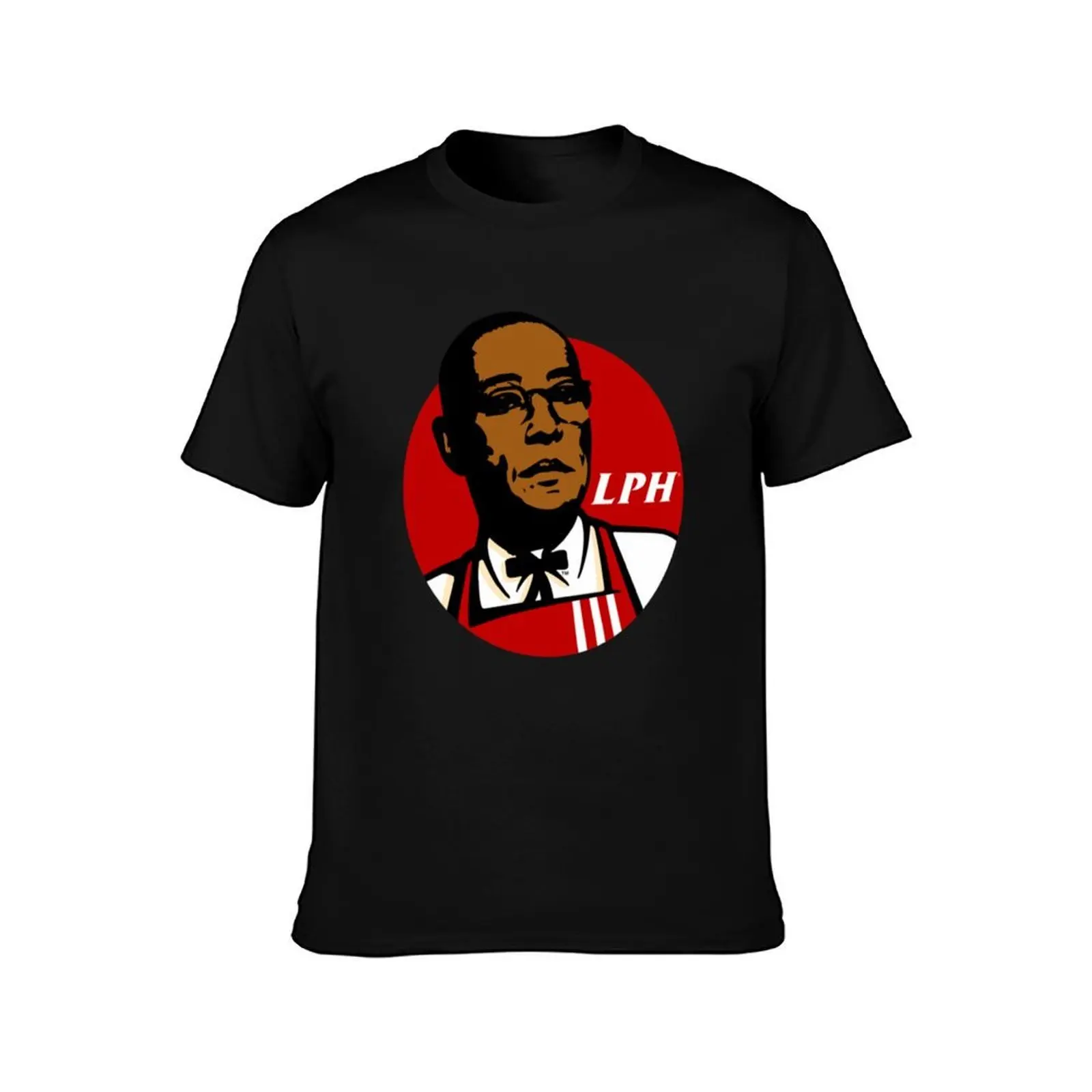 Los Pollos Hermanos T-Shirt, Summer Casual Cotton Tee, Oversized Streetwear Tops, Vintage Graphic Print, Loose Fit Short Sleeve
