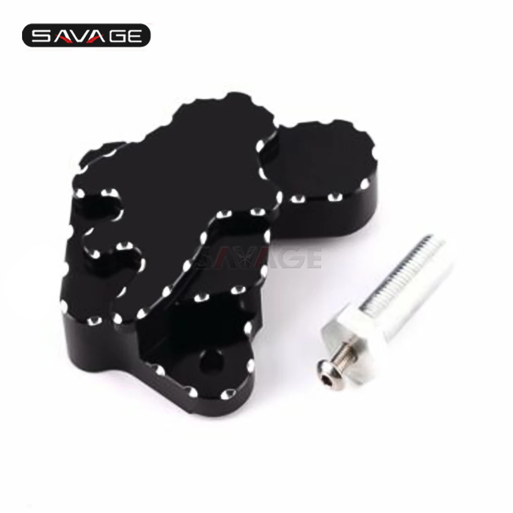 Kickstand Switch Bolt Cover For SUZUKI Hayabusa GSX 1300R 1999-2020 Black 3D Engraved Ball Cut GSX1300R Motorcycle Accessories