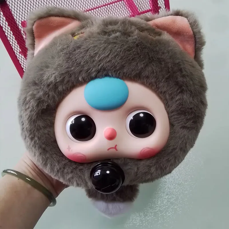

Genuine In Stock Baby Three Lucky Cat Series Blind Box Crossbody Bag Collection Model Mysterious Box Cute Cartoon Girl Gift Toy