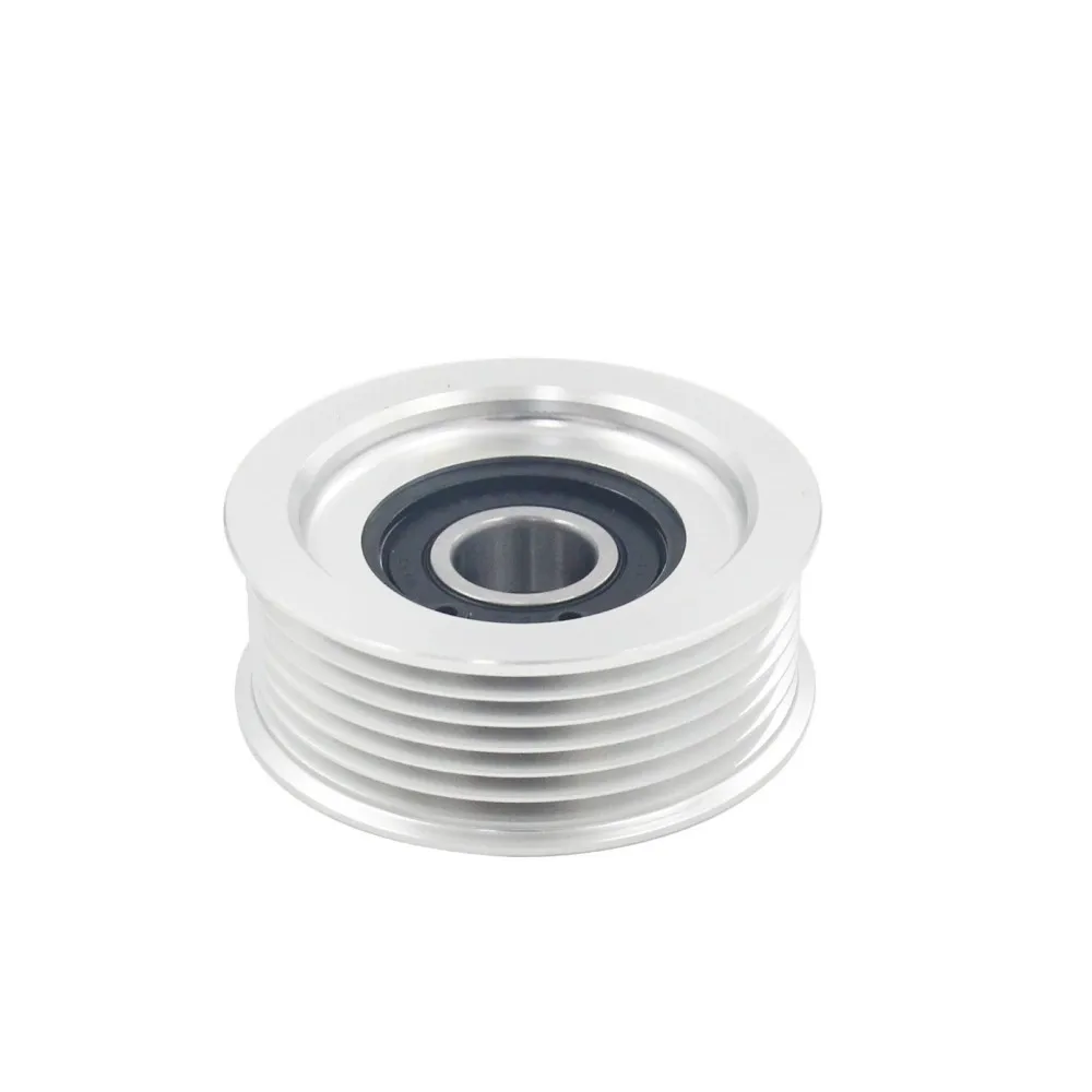 Billet Aluminum Grooved Tensioner Pulley High Sided for LS1 LS2 LS3 LS6 5.3 6.0 6.2 Serpentine 6-Rib