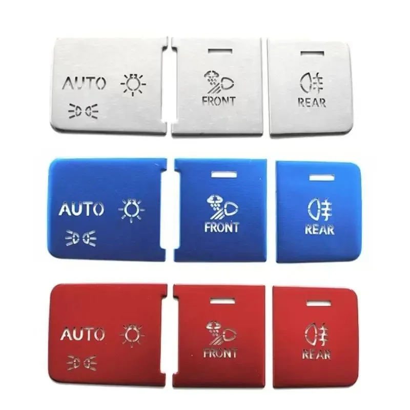 

For Audi A6 C8 2019 2020 2021 2022 2023 2024 2025 Model Alloy Metal Central Console Key and Door Lock Buttons Sticker Cover
