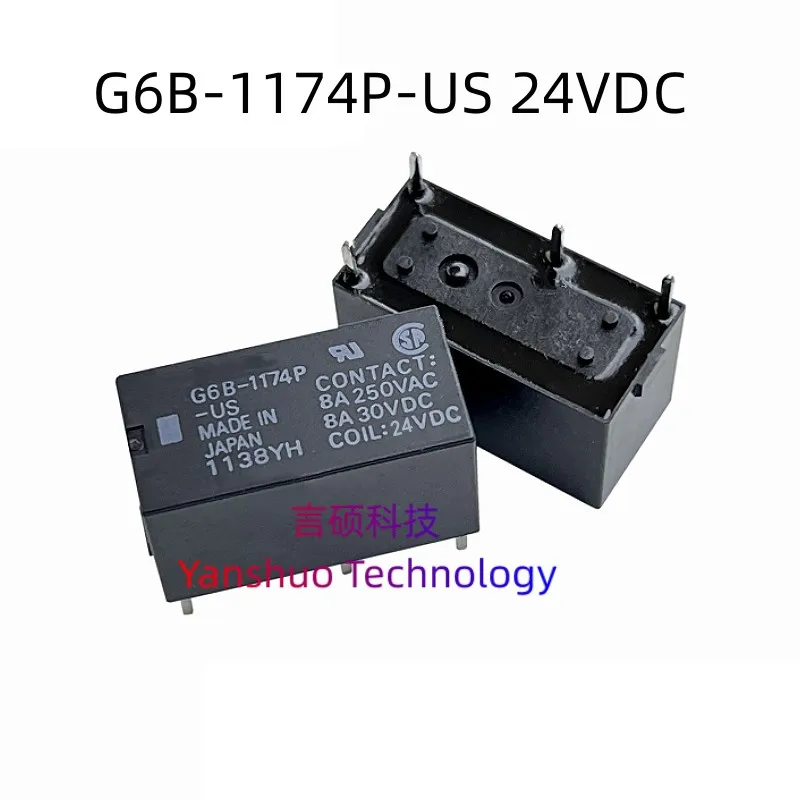 電源リレーG6B-1174P-US G6B-1174P-US V DC G6B-1174P-US 24vdc 100% オリジナル