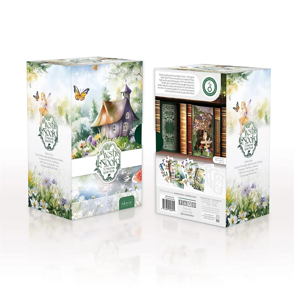 

A Fairytale Book Nook Set Metal Cutting Dies Box Andmade DIY Embossing Making Scrapbooking Accessories Craft Decoration