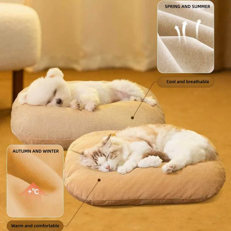 Warm Winter Cat Dog House Deep Sleep Pet Nest Fun Comfort Nest for Small Medium Cat Dogs Pet Supplies