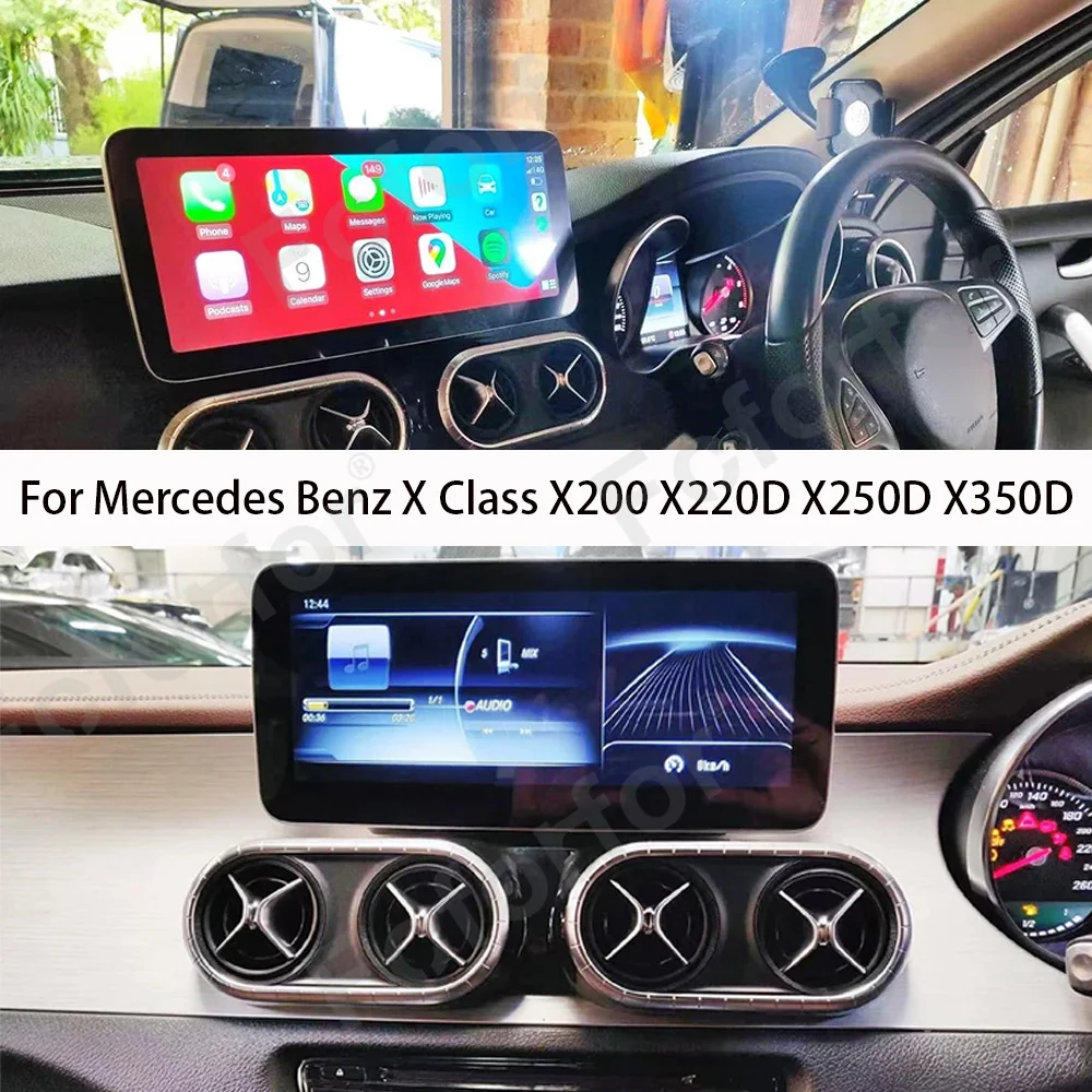 4G LTE Android Screen Car Radio For Mercedes Benz X Class X200 X220D X250D X350D GPS Multimedia Navigation Auto Player Dashboard