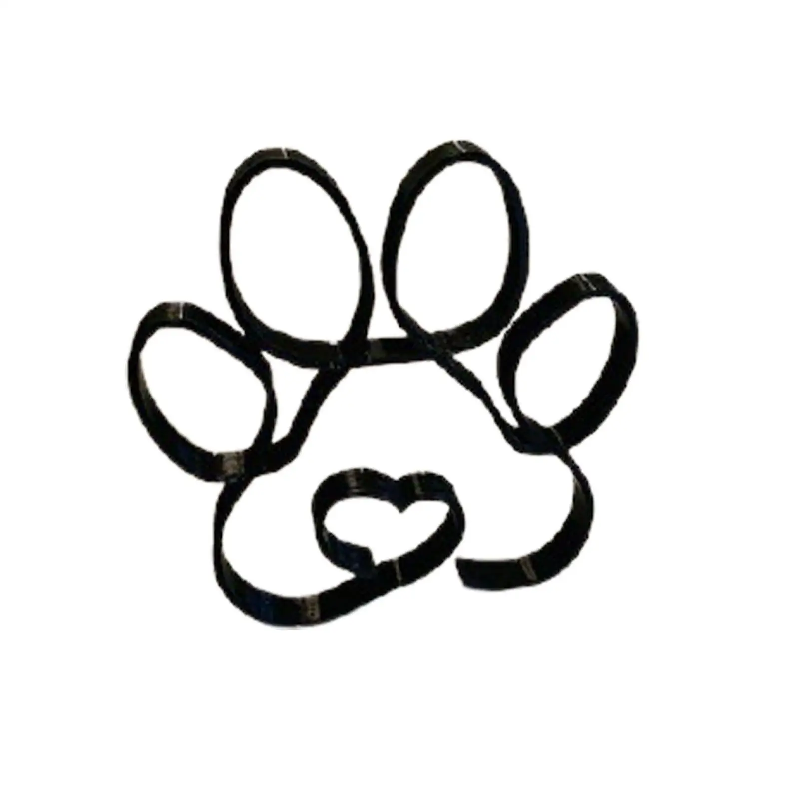 Nordic Metal Dog Sculpture Figurine Abstract Cat Ornament Home Decor Statue for Bookshelf Dining Table Nightstand Gift