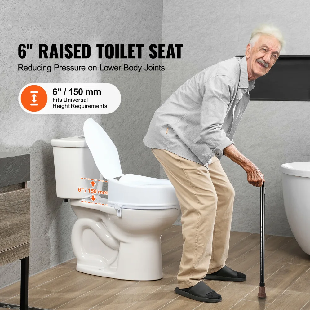 Raised Toilet Seat, 6