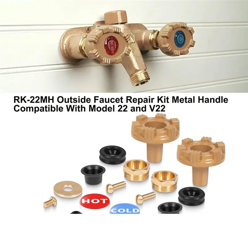 FYBL-For Woodford Model 22& V22 Hot And Cold Outdoor Faucet Replacement Parts- RK-22MH Repair Kit