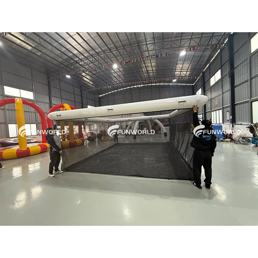 

Summer Pvc Tube Inflatable Jellyfish Yacht Pool Inflatable Sea Swimming Pool With Net
