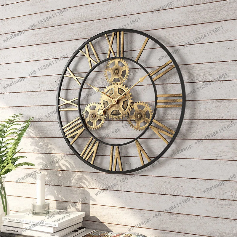 LSMetal Wall Art Simple Clock Wall Minimalist Design Silent Creative Round Aesthetic Wall Watch Interior Fashion Saat Home Decor